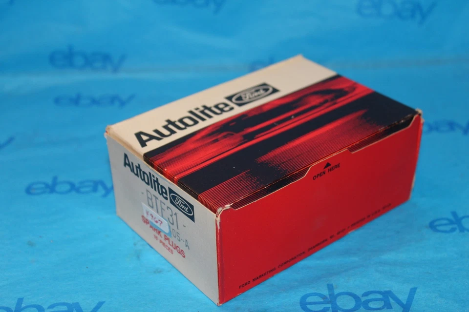 Lote de 10 bujías Autolite Ford BTF31 C3TZ-12404A caja nuevo Foto 2 de 3