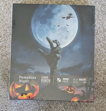 Halloween puzzle Pumpkins Night 1000 piece jigsaw scary creepy hand NEW SEALED