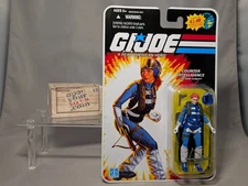 New G.I. Joe 25th Anniversary Scarlett Counter Intelligence Glenda Card Bend