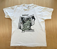 vintage 80's SHOWBOAT CASINO fruit of the loom T SHIRT shredded ATLANTIC CITY NJ