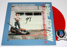 BILMURI SIGNED AMERICAN MOTOR SPORTS VINYL ALBUM RECORD BECKETT COA JOHN FRANCK