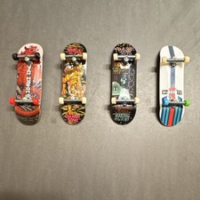 Tech Deck Fingerboard Mini Skateboards Lot of 4 Age Level 8-11 Years