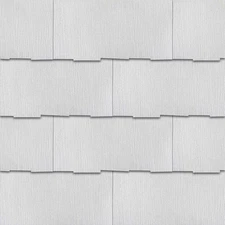 GAF Fiber-Cement Siding Shingle 12" x 24" Thatched-Edge Pre-Primed (19-Bundle)