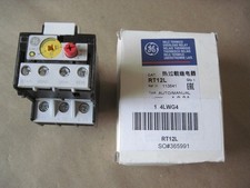 GE RT12L Overload Relay, 4-6.3A, Auto/Manual Reset, Trip Class 20, 113641, NEW