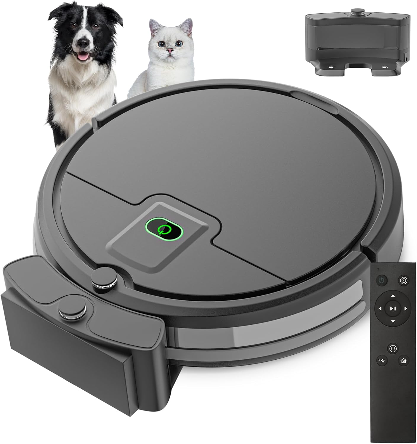 Robot Vacuum, Tangle Free Robot Vacuum Cleaner,2900Pa Suction Robotic Vacuum Cle-image