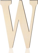 Large Unfinished Wooden Letters 17 Inch for DIY Crafts  Home Decor
