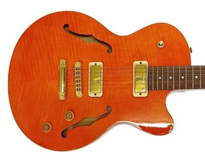 Semi-Acoustic Electric Guitar Yamaha AEX-520 OST Orange Stain S/N