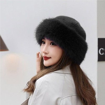 2251 Luxurious Women’s Faux Mink Mongolian Hat Thickened Faux Fur Hat Winter New Women main image 2