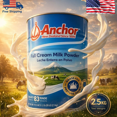 #ad Pack of 2 Anchor Full Cream Milk Powder 2.5kg each Free Shipping USA Sellers $74.49