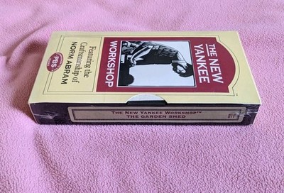 The New Yankee Workshop: The Garden Shed VHS PBS Home Video Norm Abram 1995 NTSC