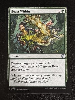 MTG Commander: Bloomburrow Beast Within 0206 NM
