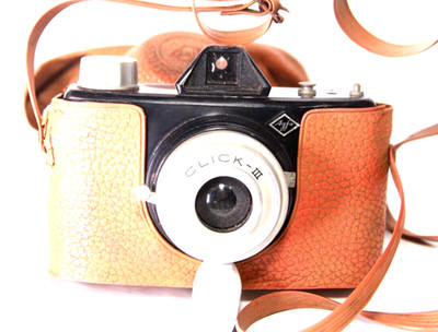 Seltene in Indien hergestellte AGFA Click III 120mm 6x6 Format Kamera