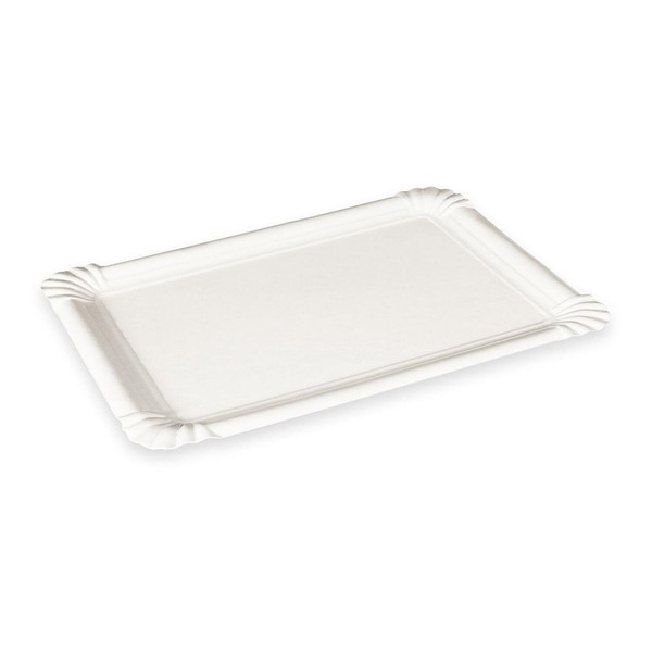 2000X Bionature Pappteller Aus Frischfaser 17 X 11 Cm Fettdicht Weiß-image