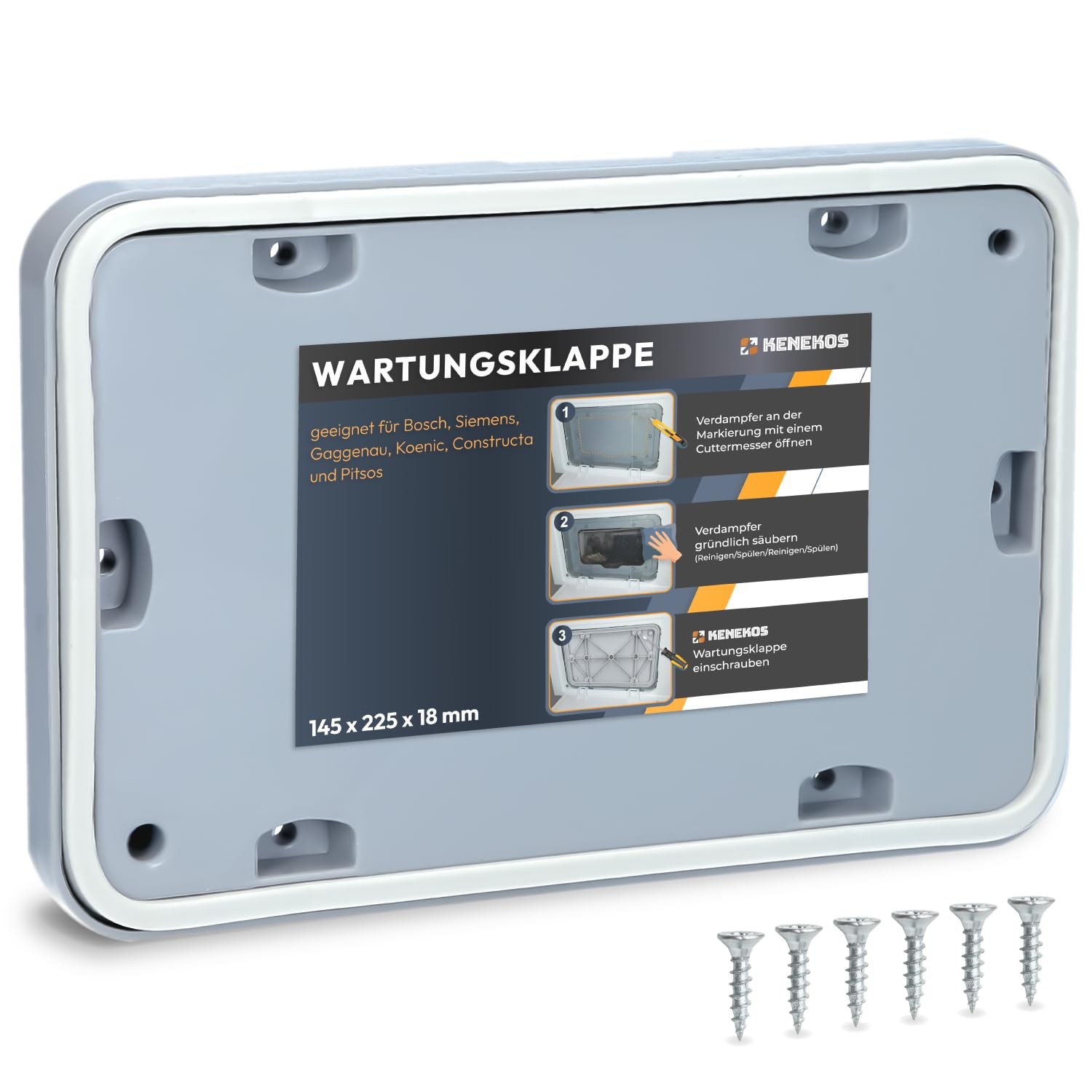 Trappe de service Bosch Siemens IQ300 pour entretien régulier du filtre