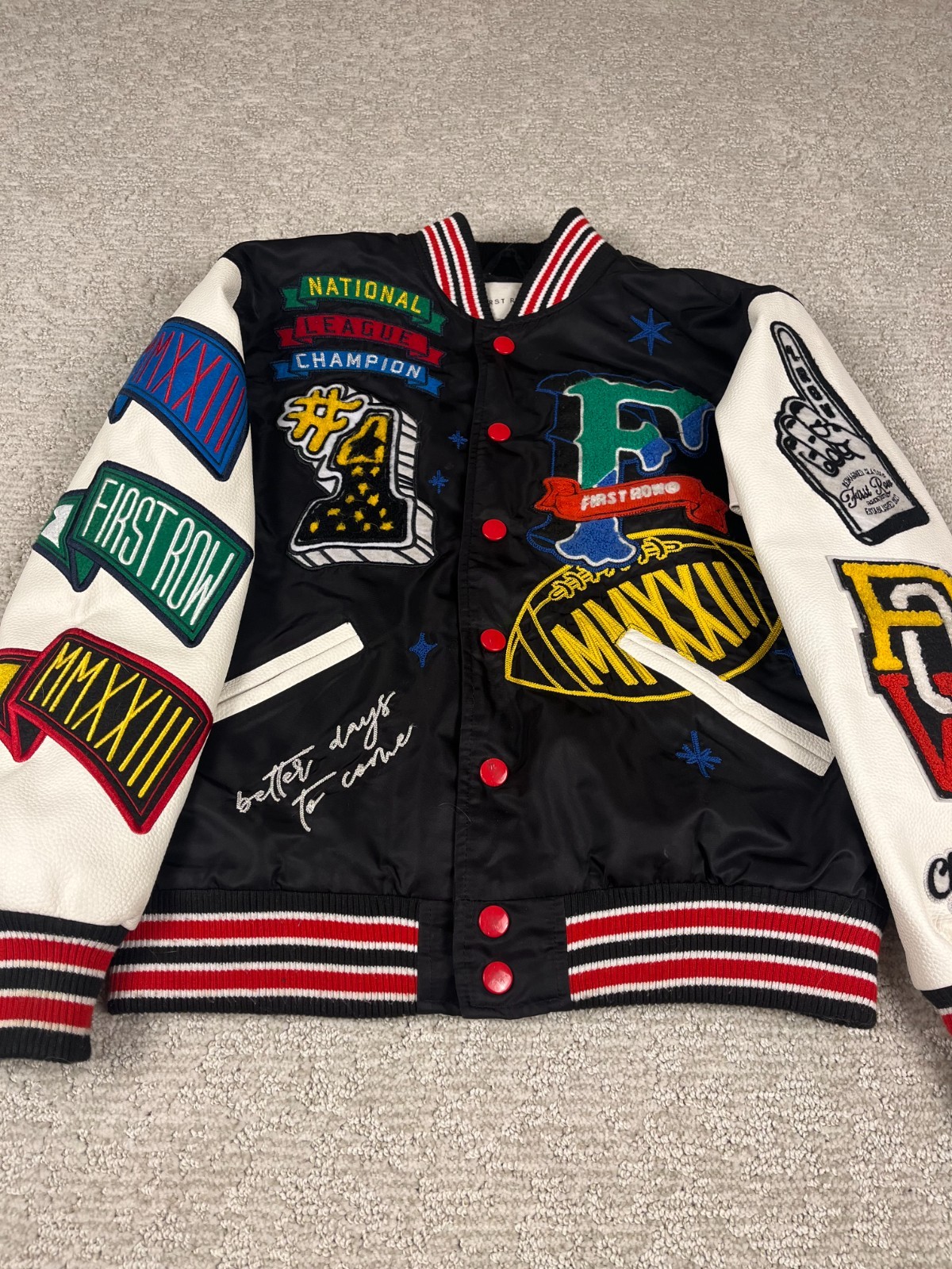 First Row Varsity Jacket Multicolor - image 4