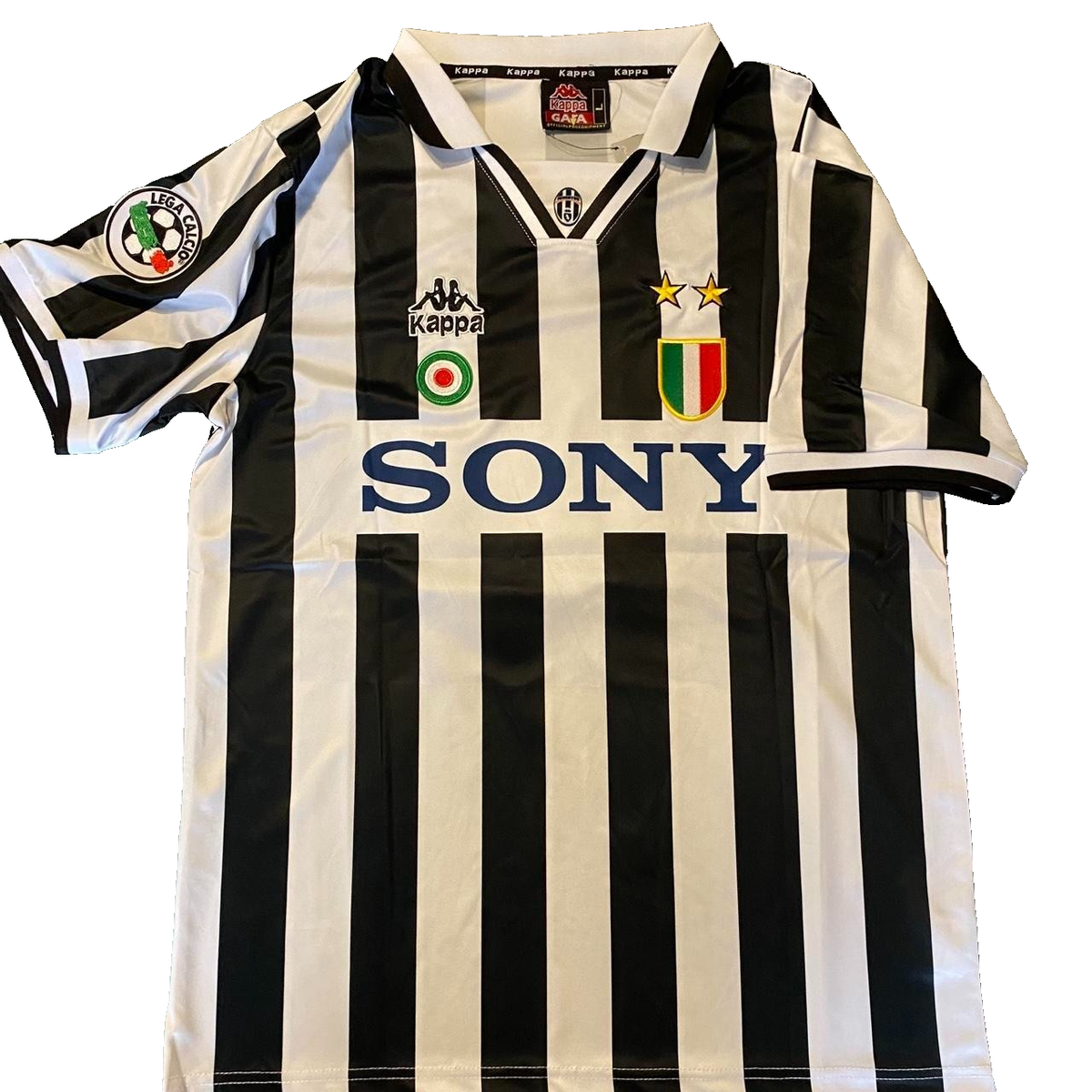 Alessandro Del Piero Juventus 1996/97 Home Jersey – Black & White