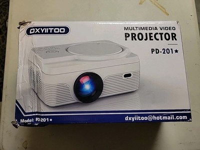 DXYIITOO PD-201 Projector Built-In DVD Player Bluetooth 1080P Open DXYIITOO PD-201 Projector Built-In DVD Player Bluetooth 1080P Open