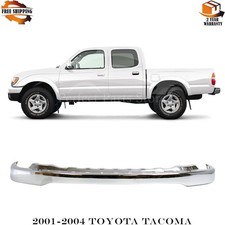 Front Bumper Face Bar Chrome Steel For 2001-2004 Toyota Tacoma