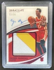 2020-21 Immaculate Onyeka Okongwu Premium Patch Auto Autograph RC Red #/25