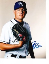 TAMPA BAY RAYS CESAR RAMOS SIGNED POSED 8X10