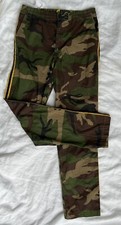 Polo Ralph Lauren Boys 16 Camo Pants Racing Stripe Blokecore Sporty Grunge