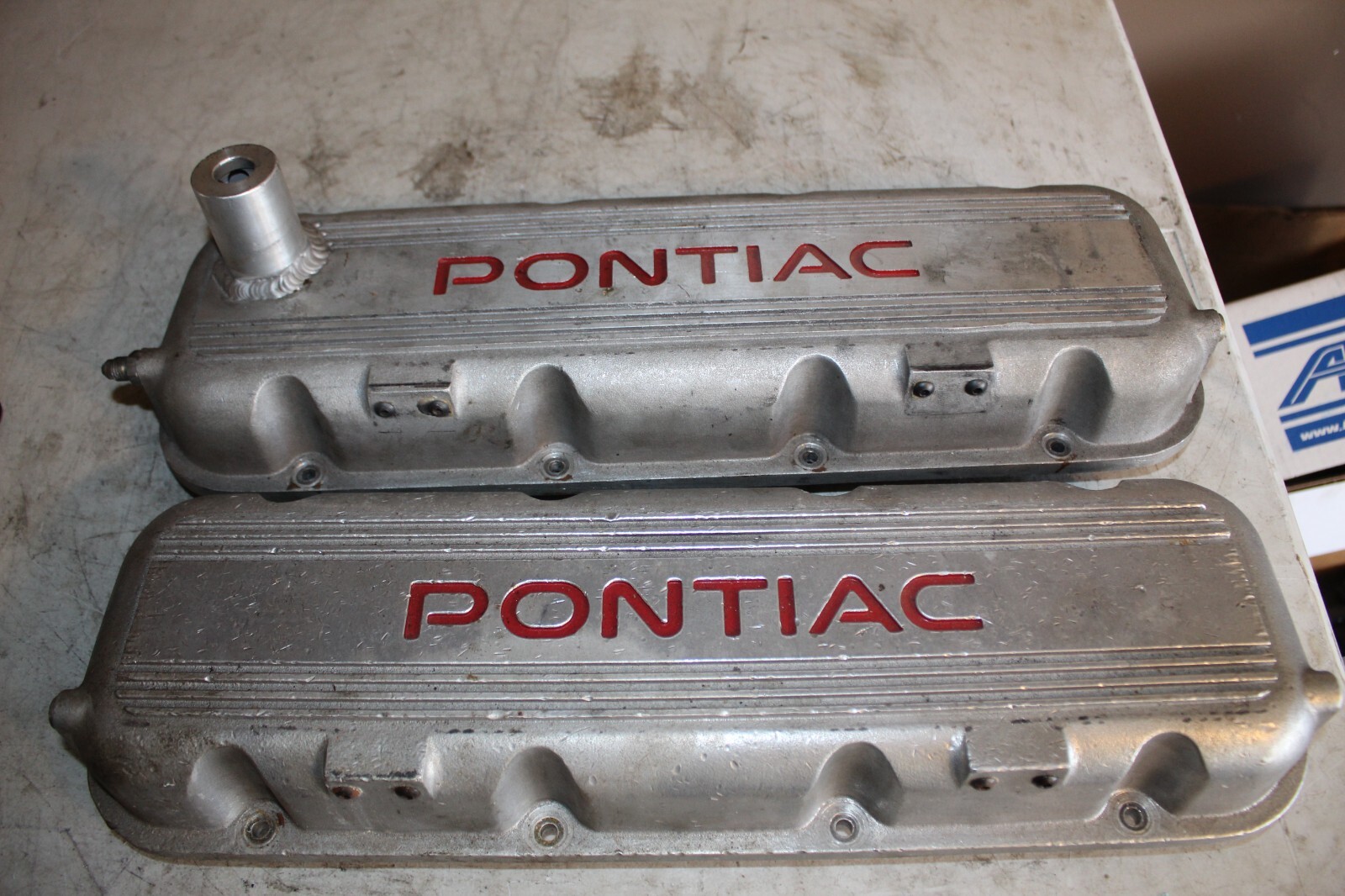 SB2 chevy valve covers with oilers ump asa nascar dirt late model drag