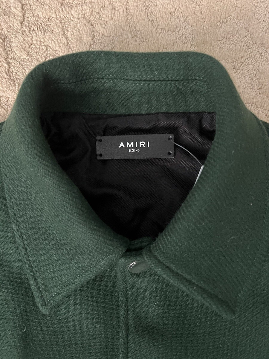 Amiri Green Bone Varsity Jacket Sz Small 46EU | eBay