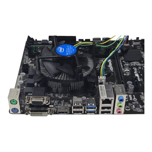 ASRock B85M Pro3 CPU i3-4gen Rev:1.02 DDR3 - Matx - Socle 1150 #46 - Afbeelding 5 van 6