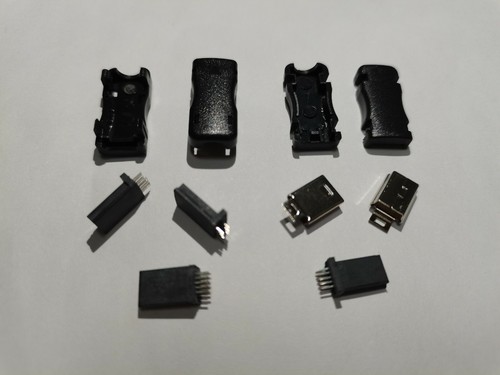 80 pcs Mini USB 10 Pin Plug Male Socket Connector Plastic Shell Used for Philips - Picture 1 of 7