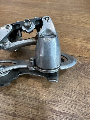 Dérailleur Arrière Suntour Cyclone 7000 – Vintage Gris, 6 Vitesses, Course Eroica, Made In Japan