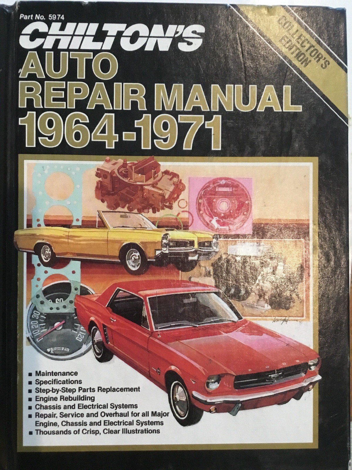 Chilton Service Manuals: Chilton's Auto Repair Manual, 1964-1971 by Chilton  Automotive Editorial Staff (1974, Paperback, Collector's) | eBay