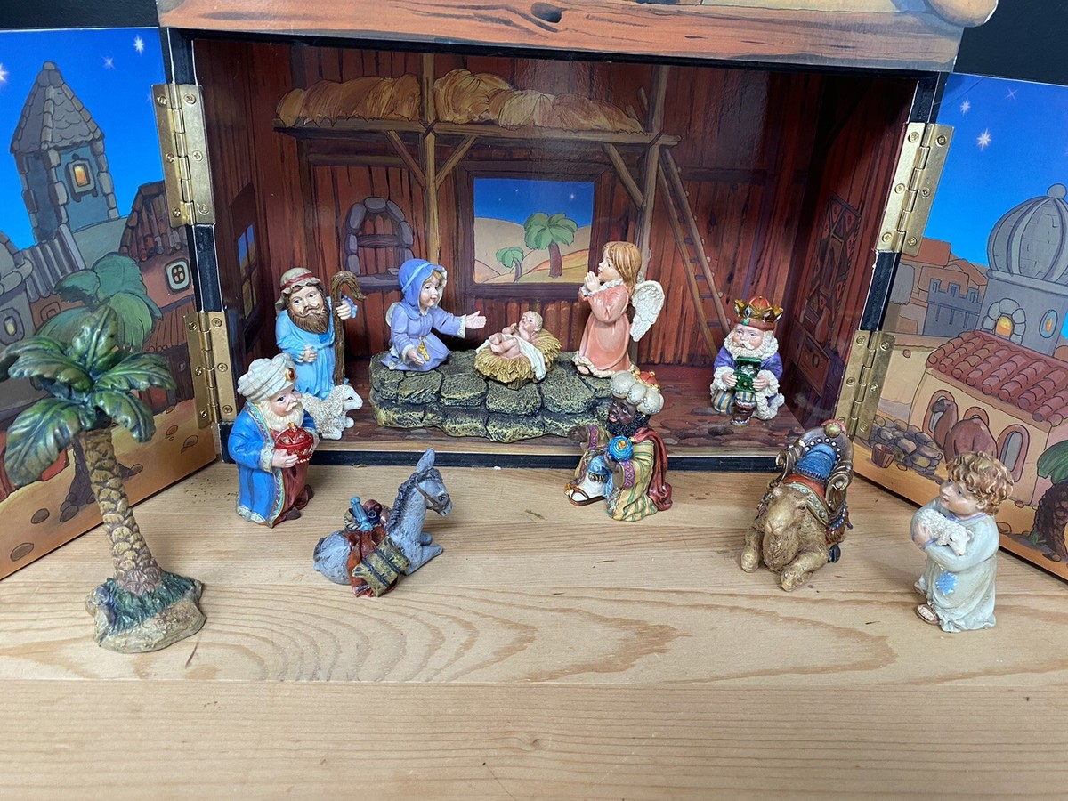 ☆Little Nativity Petite creche キリスト降臨セット フィギュア