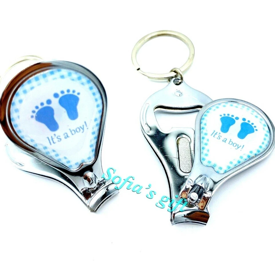 12 Llaveros Baby Shower Favors Baby Feet It’s A Boy Recuerdos De Baby Shower Foto 3 de 4