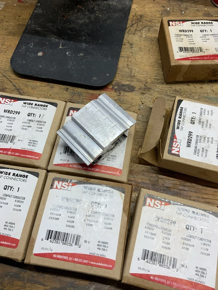 NSI WRD299 3/0-1/0 Wide Range Tap Compression Lot Of 7 - Image 3 of 4