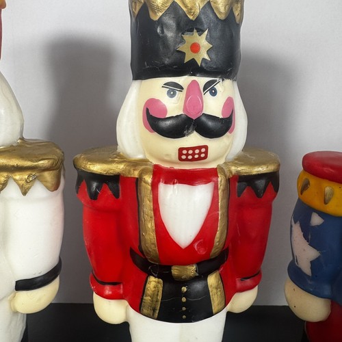 Vintage 1980s Nutcracker Solider Christmas Holiday Candles (unused) 3pc Lot - Picture 3 of 15