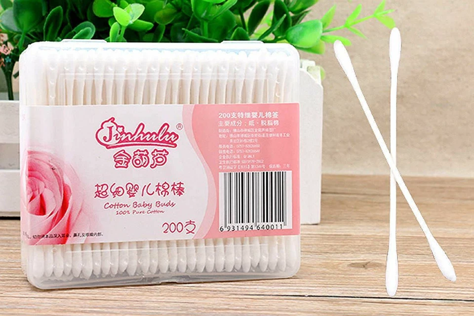 Mini pistola puntiaguda de algodón 400 unidades puntas Q para aplicaciones de limpieza de precisión Foto 2 de 4