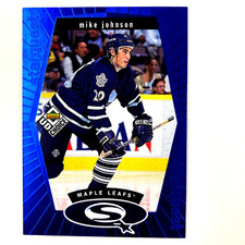 Mike Johnson 1998-99 UD Choice Starquest Blue #27 NHL Toronto Maple Leafs