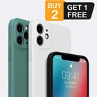 For iPhone 17 16 15 14 13 12 11 Pro Max XS X 8 7 Silicone Case Camera Lens Cover