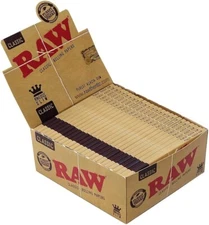 AUTHENTIC Raw Classic King Size Slim Rolling Paper (Box of 50) 100% Authentic!