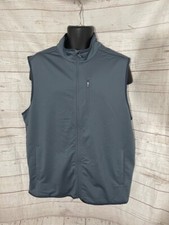 Walter Hagen 11 Majors Mens Gray Full Zip Ves...