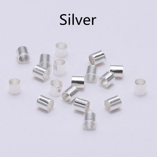 500pcs 1.5/2.0/2.5mm Small Tube Brass Metal Loose Spacer Beads Wholesale Lot - Picture 7 of 12