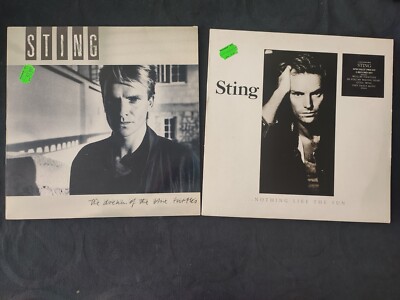 Konvolut 2 Vinyl Alben Sting - Nothing like the sun, dream of the blue turtles