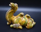 Antique Chinese sancai camel figure