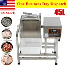 45L Meat Tumbler Marinator Commercial Vacuum Vegetable Chicken Curing Machine