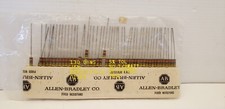 ALLEN BRADLEY RCR20G131JS RESISTORS, 130 OHMS, 5%, 1/2 WATT, QTY OF 50, NIB