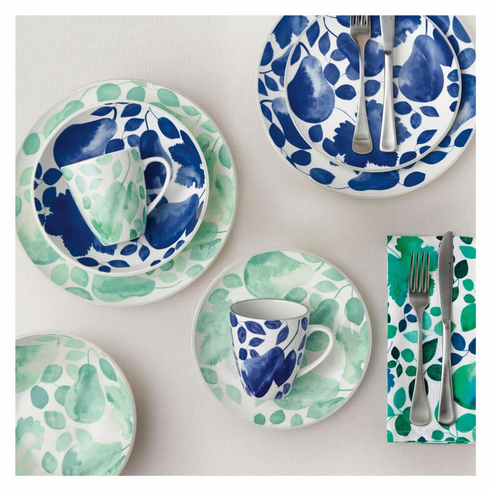 Maxwell & Williams GIVERNY Assiette bleue Assiette plate Porcelaine Ø 26.5cm - Photo 3/3