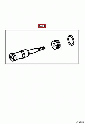 Genuine LandCruiser 100 Series 1HD 2UZ Brake Master Cylinder Rebuild Repair Kit - Picture 9 of 9