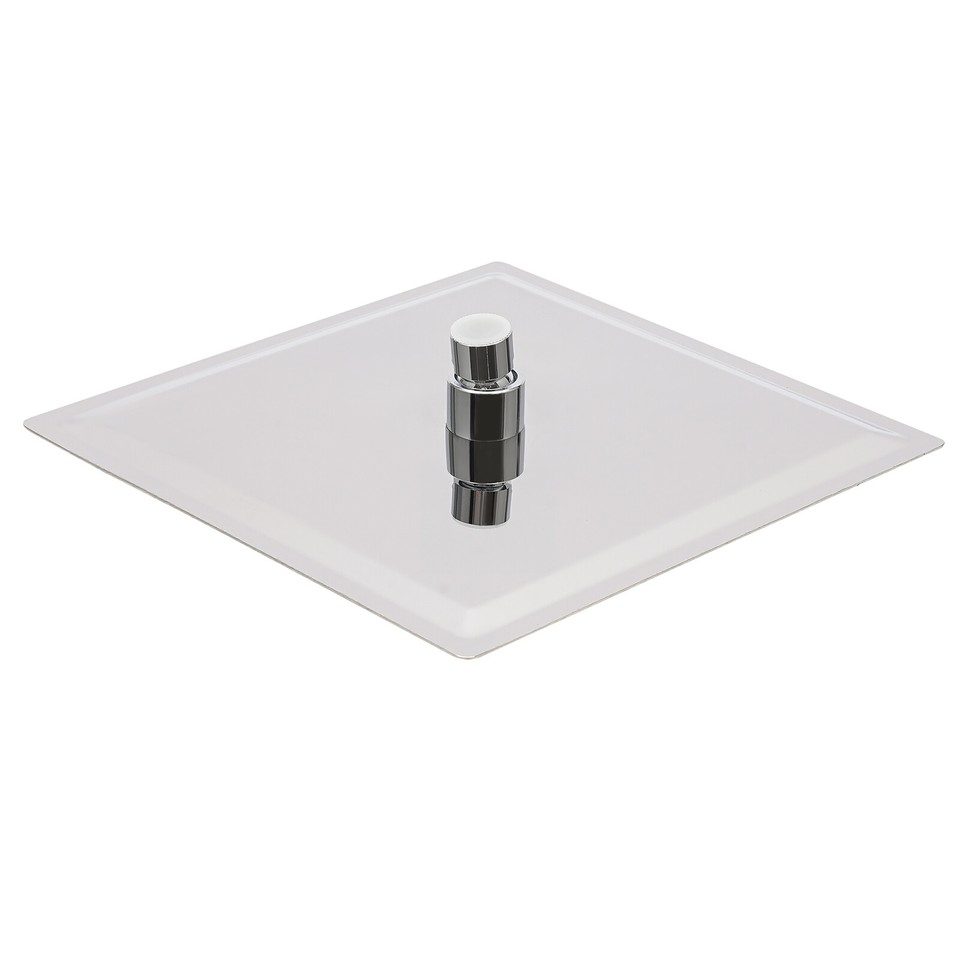 Stainless Wide Overhead Shower Faucet Wall Mount Bath Spray Rain Shower