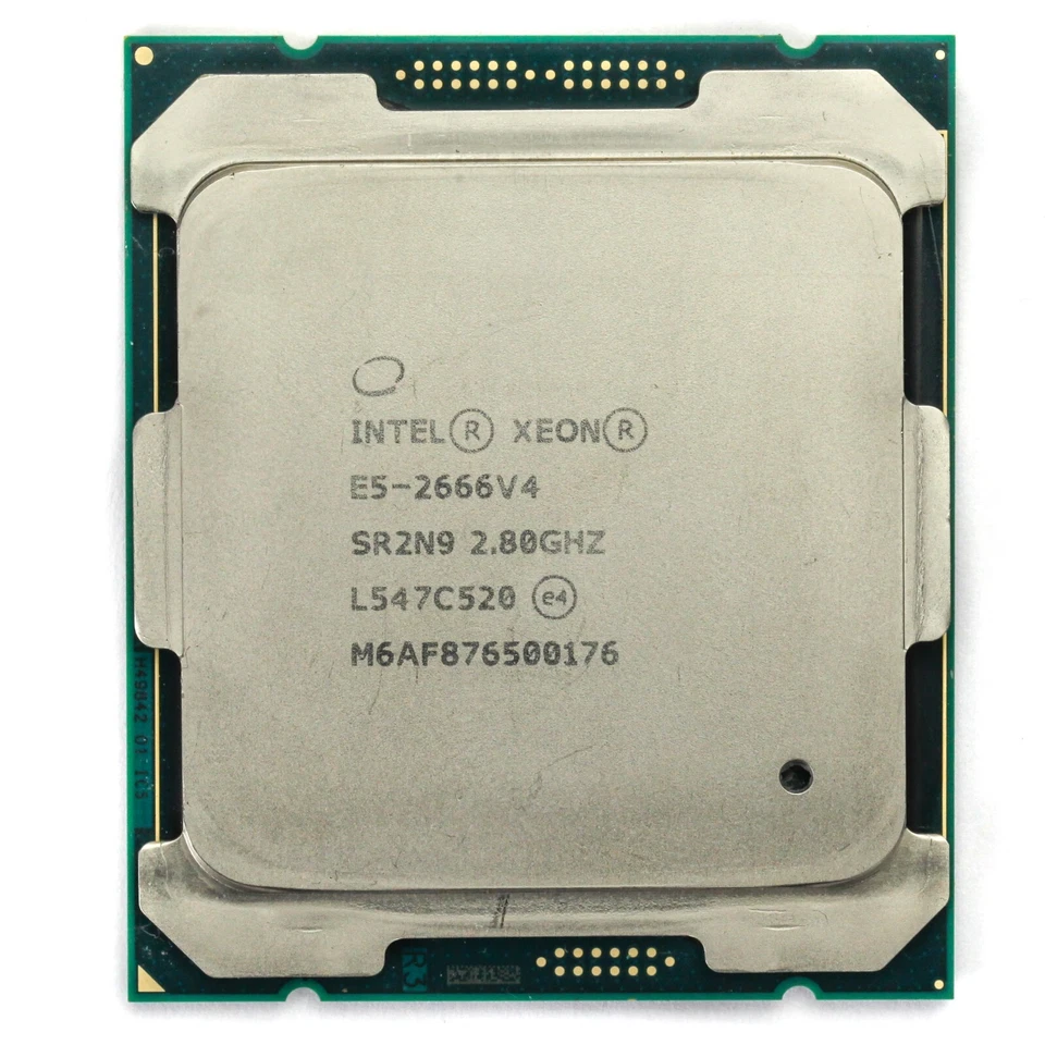 Intel Xeon E5-2666 v4 SR2N9 2.8 - 3.4GHz, 30MB, 12 Core, FCLGA2011-3, 145W CPU - Image 3 of 4