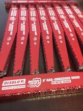 100 Freud Diablo 9" Recip Blades Wood DS0912BW FITS DEWALT 20V SAWZALLS